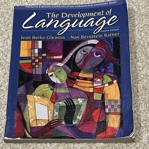 The Development of Language 8th Ed. Paperback by Gleason and Ratner CSD Textbook